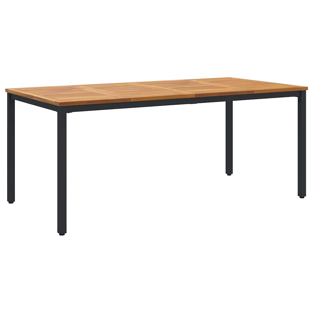 7-teilige Garten Essgruppe Beige Poly Rattan Akazie