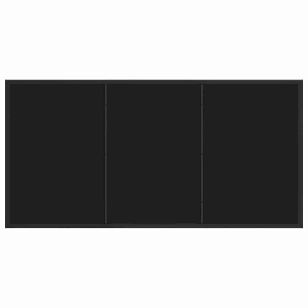 5-teiliges Garten-Dining-Set mit Kissen schwarz Textilene und Stahl