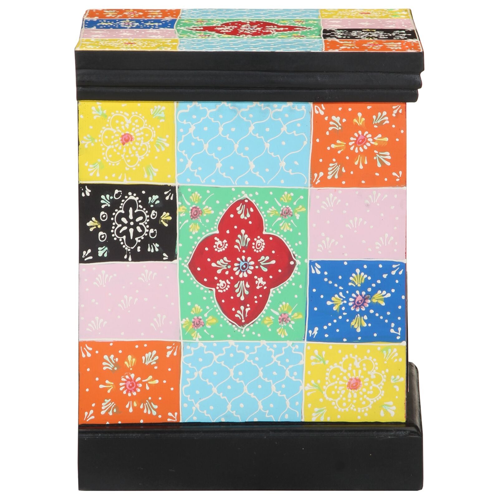 Nachttisch 2er Set Mehrfarbig 40x35x45 cm Ingenieurholz