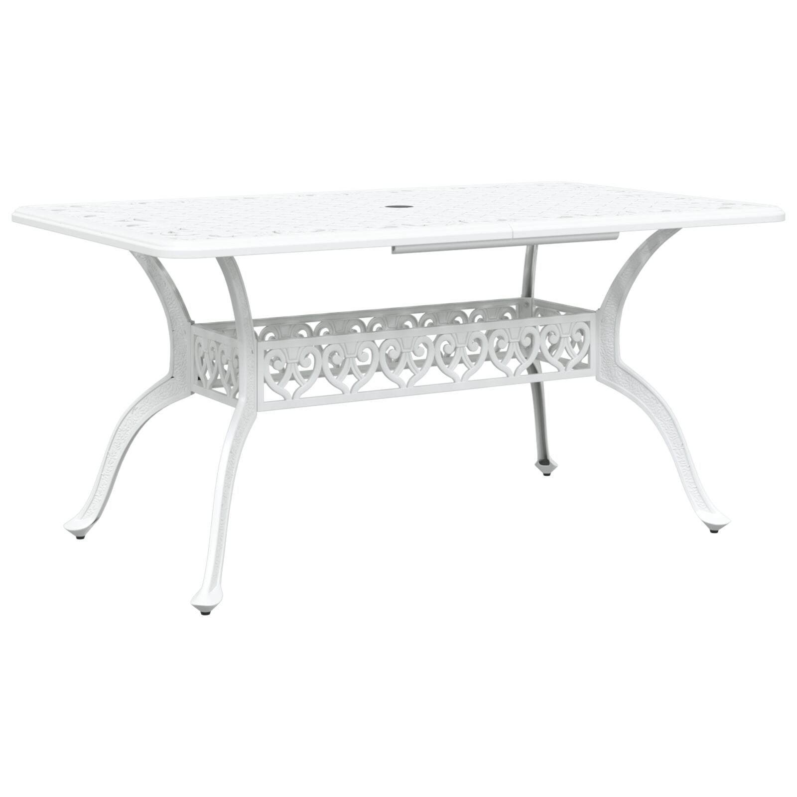 Set aus 3 Weiß Gussaluminium Groß Dekorative Intarsien
