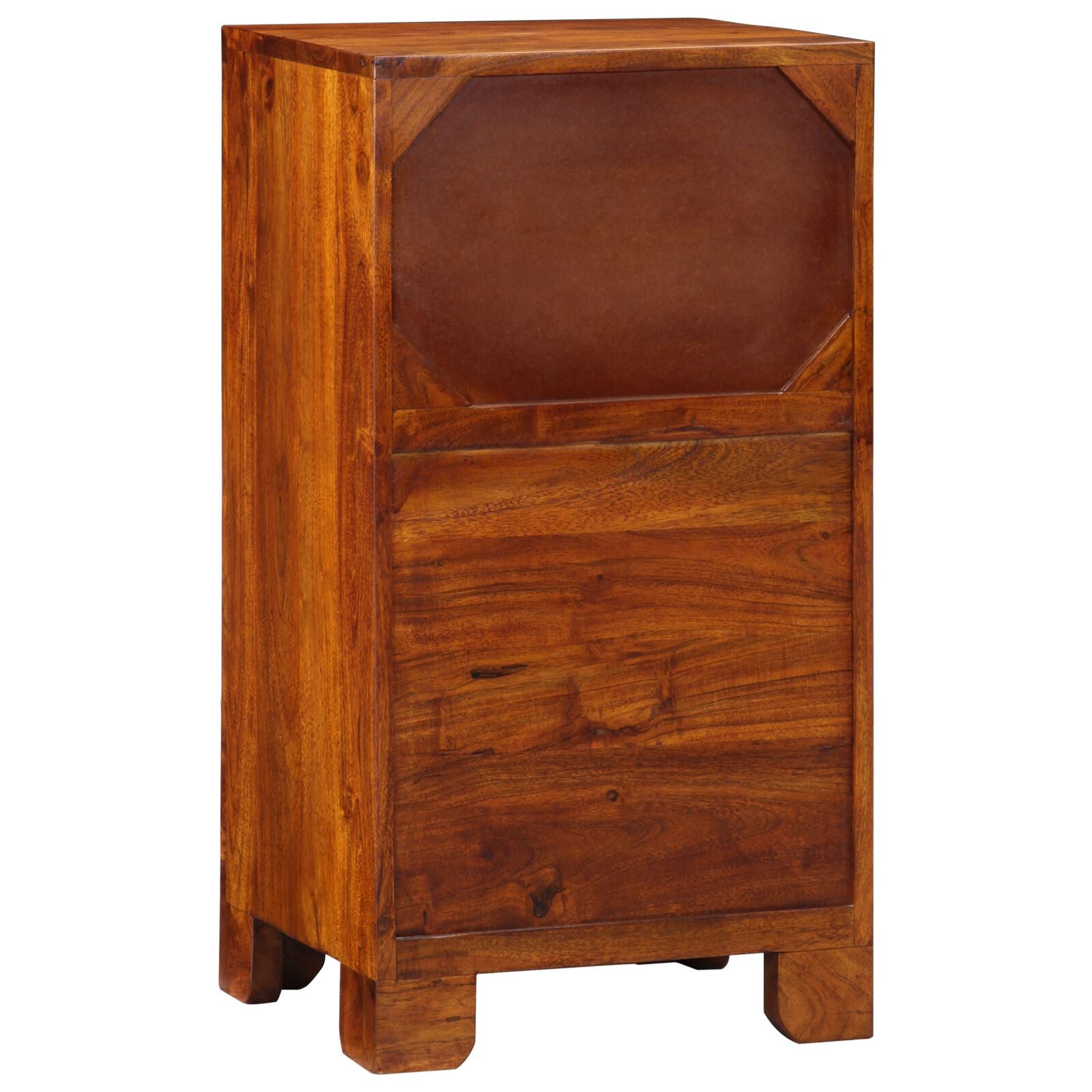 Beistelltische Braun Massivholz Mango Klein Dekorative Intarsien