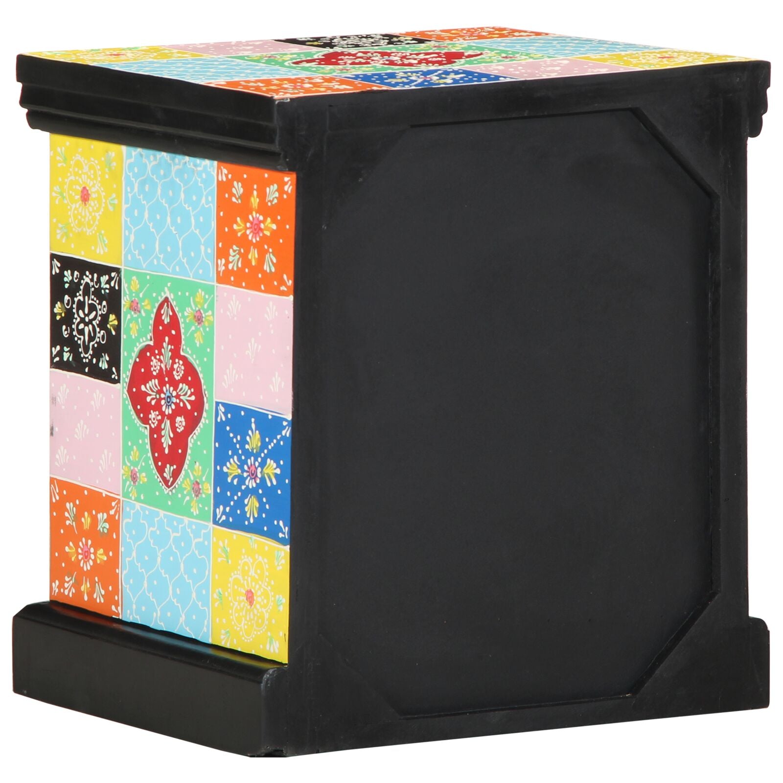 Nachttisch 2er Set Mehrfarbig 40x35x45 cm Ingenieurholz