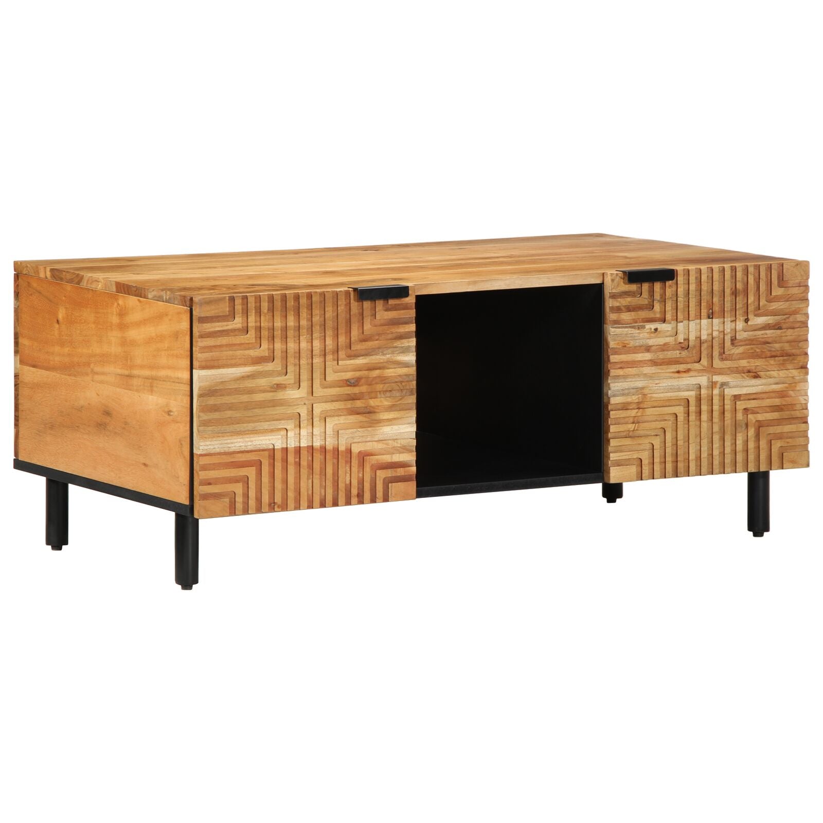Couchtisch 100x54x40 cm Massivholz Akazie