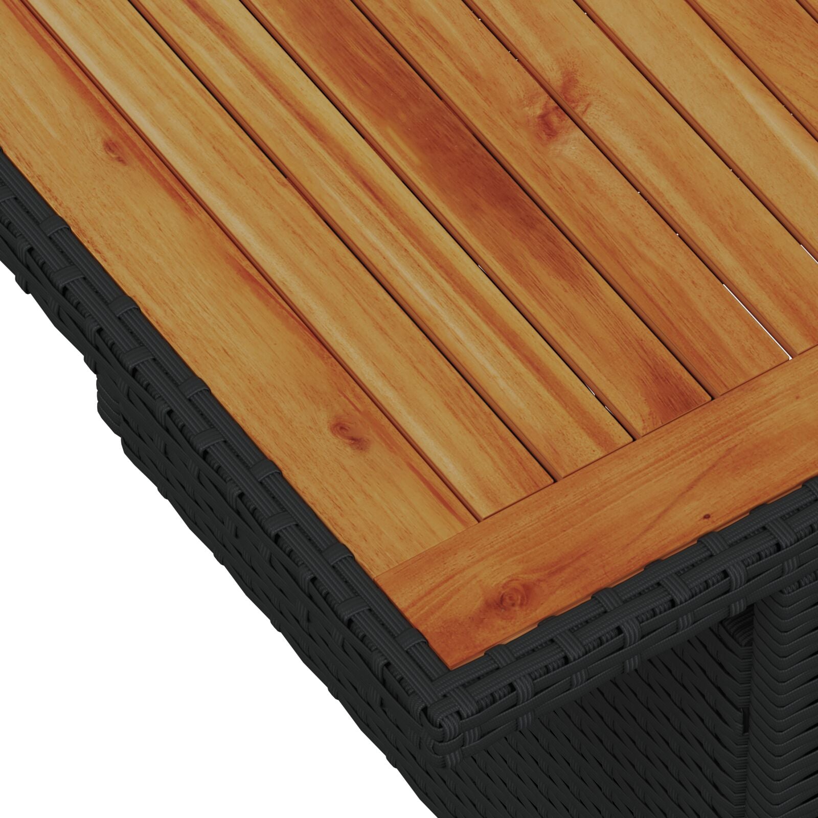 Set von 4 Dunkelgrau Rattan, Stahl, Stoff Mittel Modular
