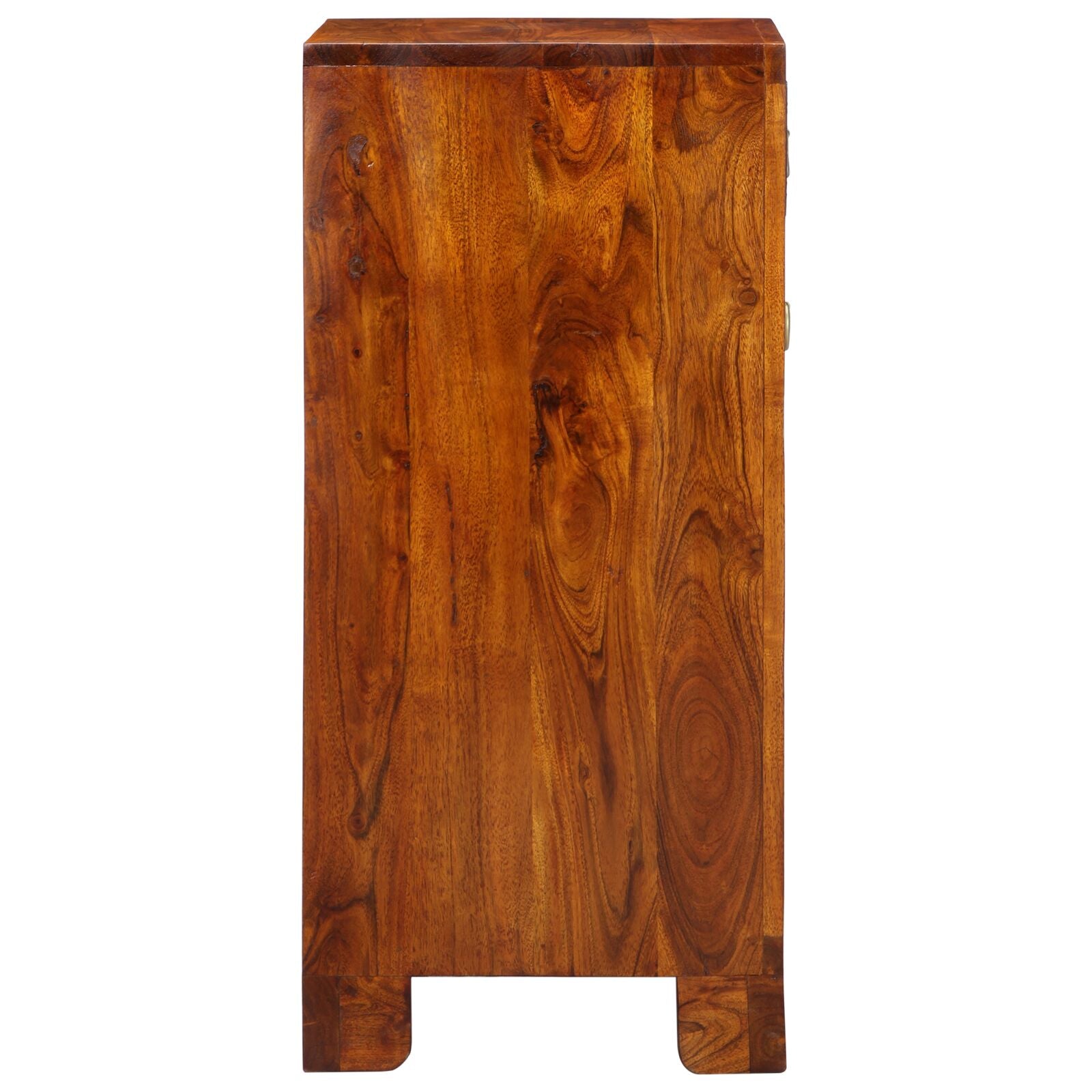 Beistelltische Braun Massivholz Mango Klein Dekorative Intarsien