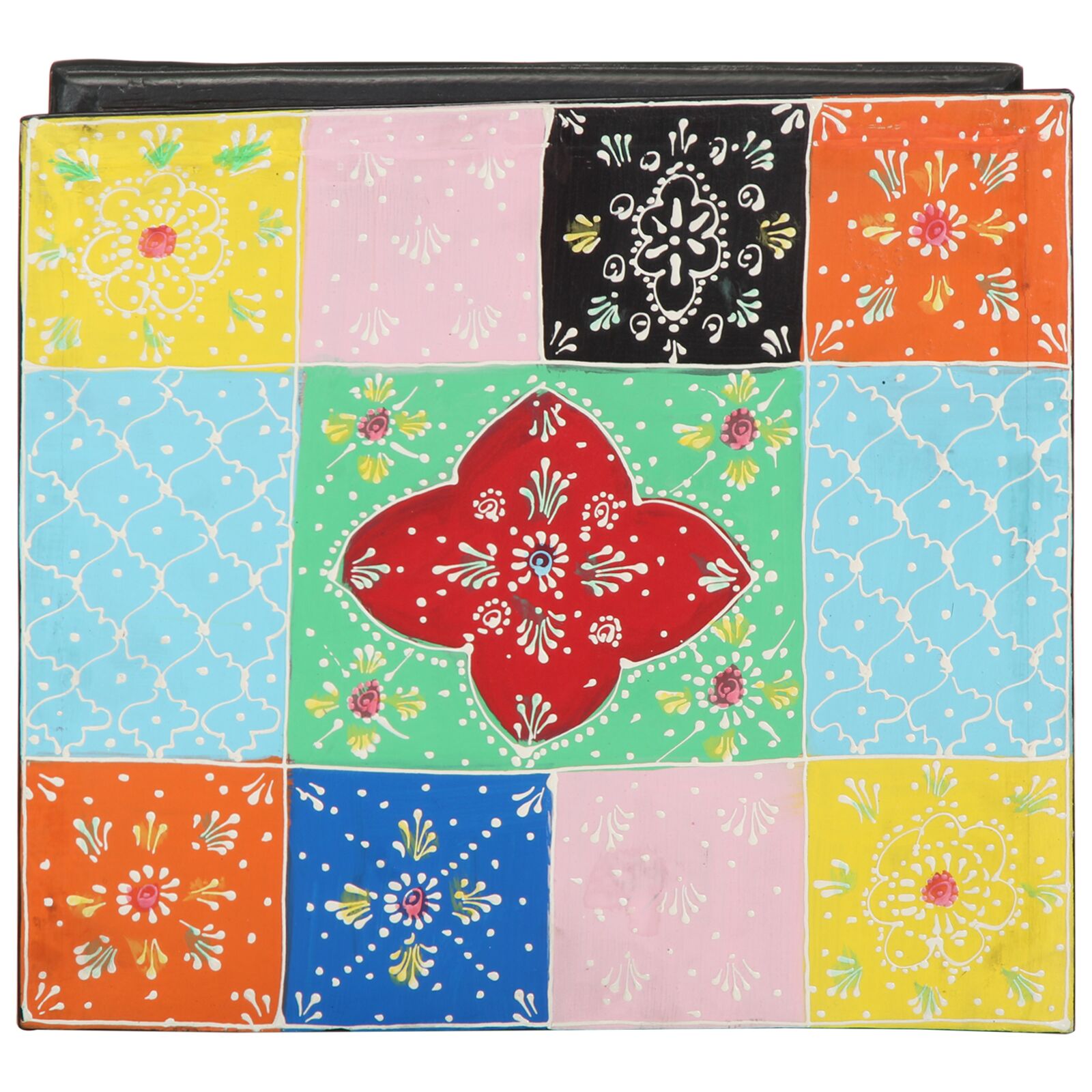 Nachttisch 2er Set Mehrfarbig 40x35x45 cm Ingenieurholz