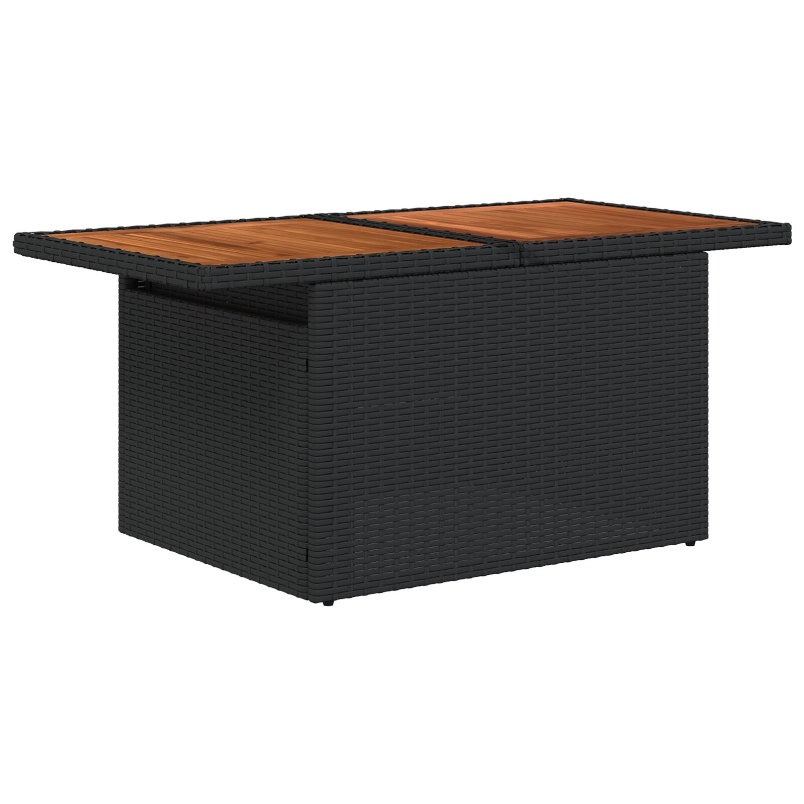Set von 4 Dunkelgrau Rattan, Stahl, Stoff Mittel Modular