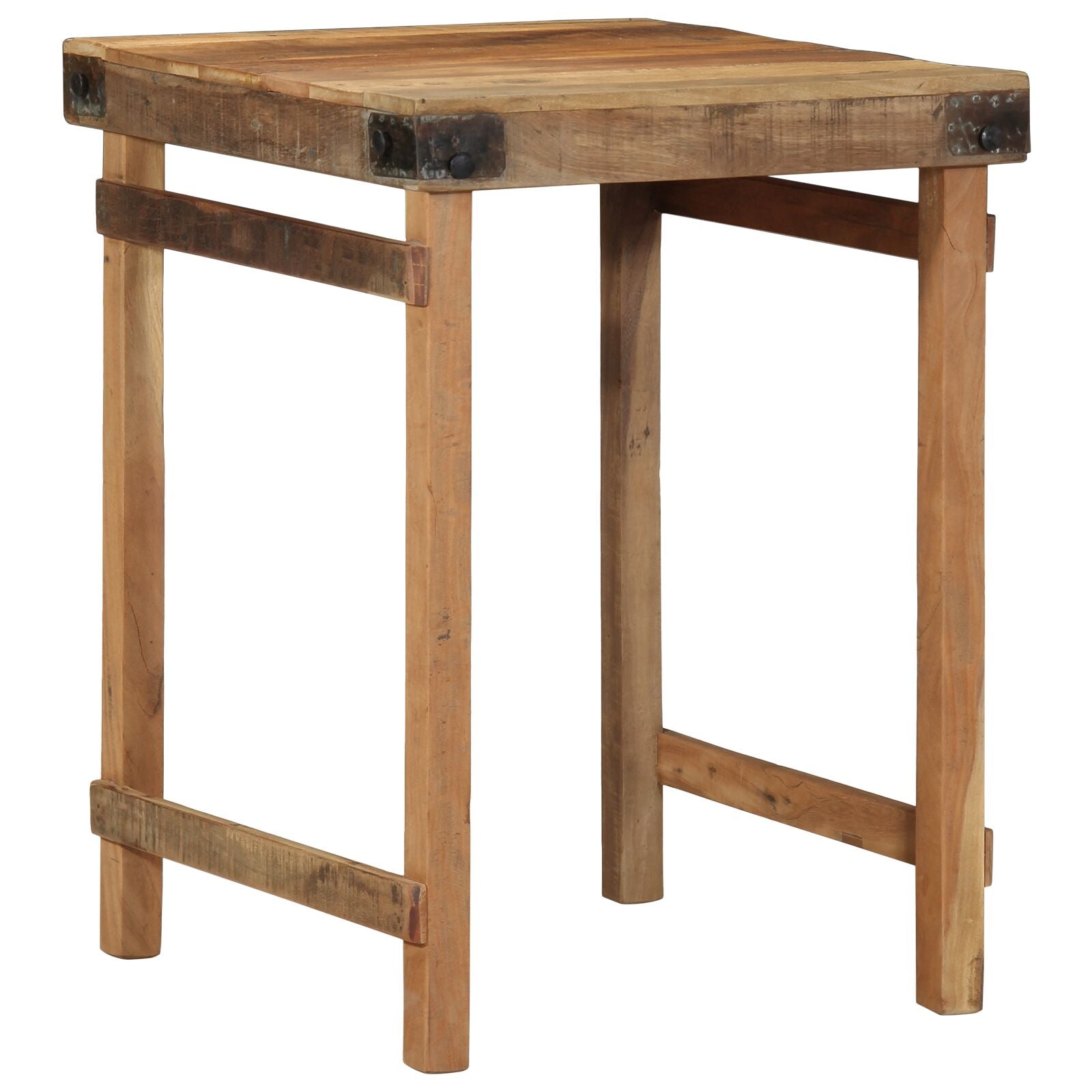 Esstisch 55x60x76 cm Massivholz wiederverwendet
