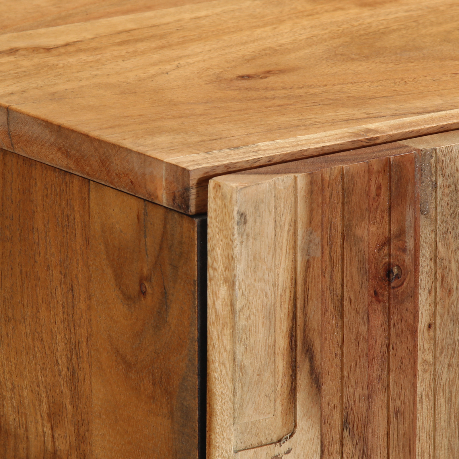 Highboard 60x33x100 cm Massivholz Akazie