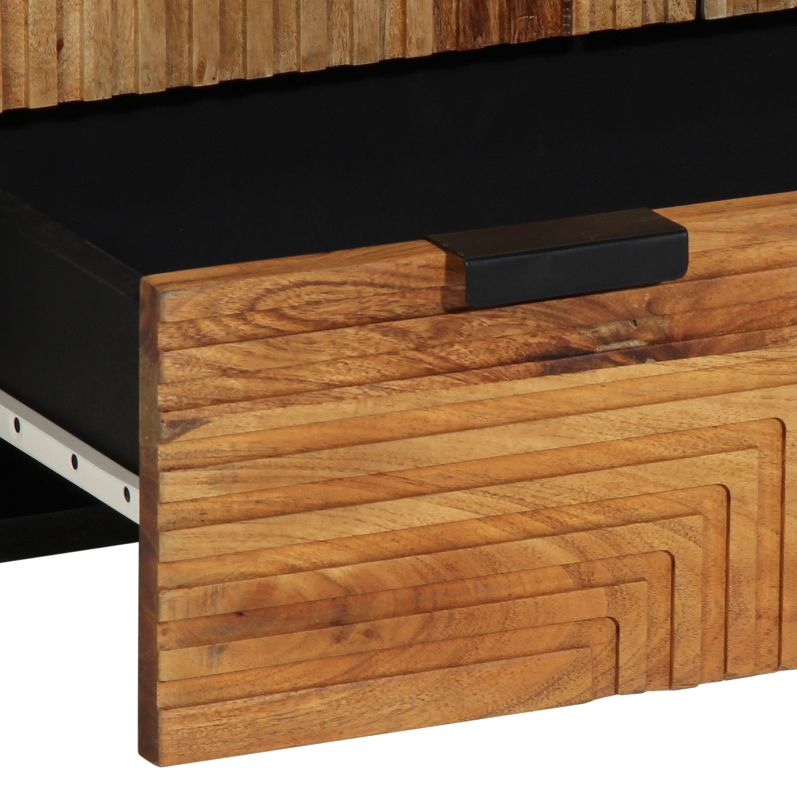 Highboard 60x33x100 cm Massivholz Akazie